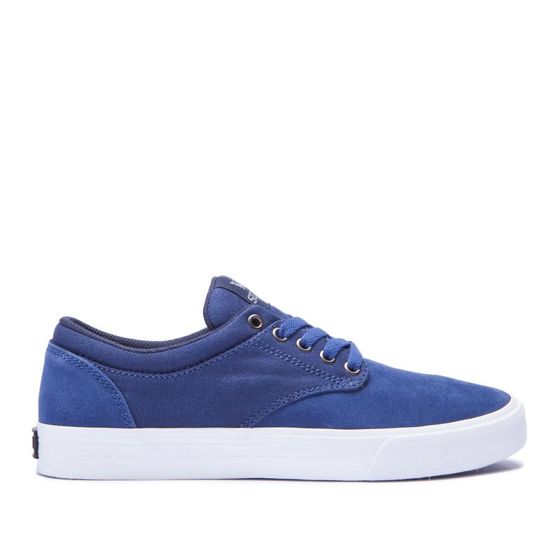 Zapatillas Bajas Supra Argentina Hombre - CHINO Azules (VHJQG-5831)